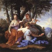 The Muses: Melpomene, Erato and Polymnia sf LE SUEUR, Eustache
